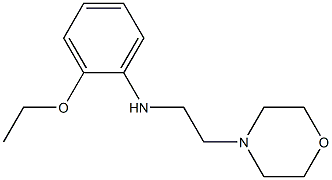 2-ethoxy-N-[2-(morpholin-4-yl)ethyl]aniline,,结构式