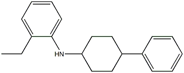 2-ethyl-N-(4-phenylcyclohexyl)aniline Struktur