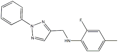 2-fluoro-4-methyl-N-[(2-phenyl-2H-1,2,3-triazol-4-yl)methyl]aniline