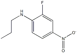 2-fluoro-4-nitro-N-propylaniline Struktur