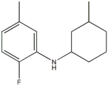  2-fluoro-5-methyl-N-(3-methylcyclohexyl)aniline