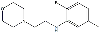 2-fluoro-5-methyl-N-[2-(morpholin-4-yl)ethyl]aniline