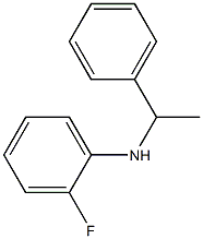 2-fluoro-N-(1-phenylethyl)aniline Structure