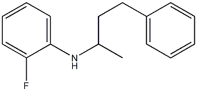 2-fluoro-N-(4-phenylbutan-2-yl)aniline Struktur