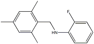 2-fluoro-N-[(2,4,6-trimethylphenyl)methyl]aniline Structure