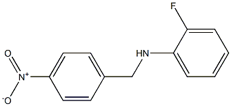 2-fluoro-N-[(4-nitrophenyl)methyl]aniline Structure