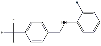  2-fluoro-N-{[4-(trifluoromethyl)phenyl]methyl}aniline