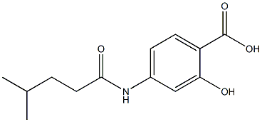  2-hydroxy-4-(4-methylpentanamido)benzoic acid