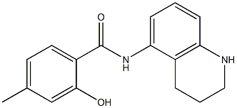 2-hydroxy-4-methyl-N-(1,2,3,4-tetrahydroquinolin-5-yl)benzamide