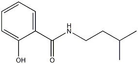 2-hydroxy-N-(3-methylbutyl)benzamide Struktur