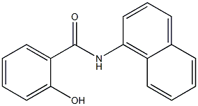 2-hydroxy-N-(naphthalen-1-yl)benzamide 结构式