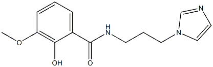 2-hydroxy-N-[3-(1H-imidazol-1-yl)propyl]-3-methoxybenzamide