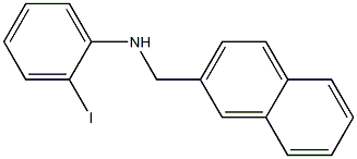 2-iodo-N-(naphthalen-2-ylmethyl)aniline Struktur