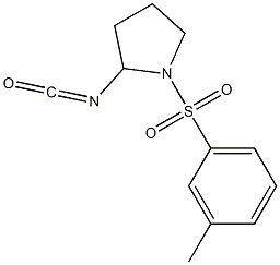 2-isocyanato-1-[(3-methylphenyl)sulfonyl]pyrrolidine