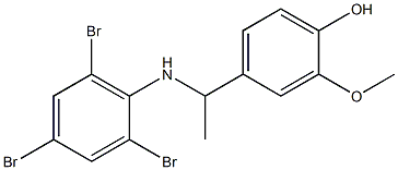  2-methoxy-4-{1-[(2,4,6-tribromophenyl)amino]ethyl}phenol