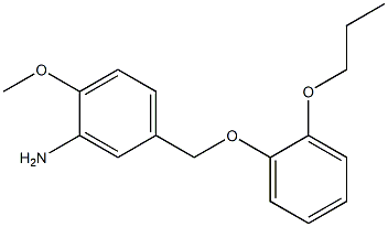 2-methoxy-5-(2-propoxyphenoxymethyl)aniline|