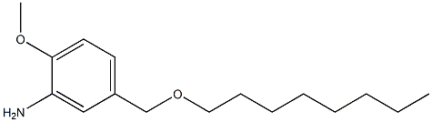 2-methoxy-5-[(octyloxy)methyl]aniline Struktur