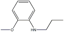 2-methoxy-N-propylaniline Struktur