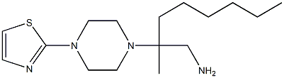 2-methyl-2-[4-(1,3-thiazol-2-yl)piperazin-1-yl]octan-1-amine Struktur