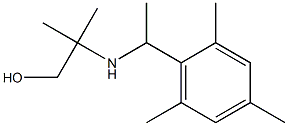 2-methyl-2-{[1-(2,4,6-trimethylphenyl)ethyl]amino}propan-1-ol,,结构式