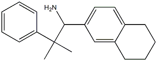 2-methyl-2-phenyl-1-(5,6,7,8-tetrahydronaphthalen-2-yl)propan-1-amine