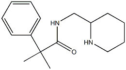 2-methyl-2-phenyl-N-(piperidin-2-ylmethyl)propanamide|