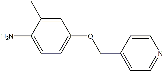 2-methyl-4-(pyridin-4-ylmethoxy)aniline Structure