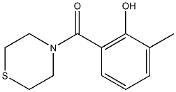  2-methyl-6-(thiomorpholin-4-ylcarbonyl)phenol