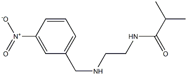 2-methyl-N-(2-{[(3-nitrophenyl)methyl]amino}ethyl)propanamide Structure