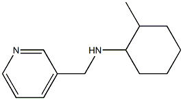 2-methyl-N-(pyridin-3-ylmethyl)cyclohexan-1-amine 化学構造式