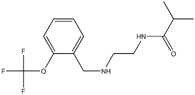 2-methyl-N-[2-({[2-(trifluoromethoxy)phenyl]methyl}amino)ethyl]propanamide