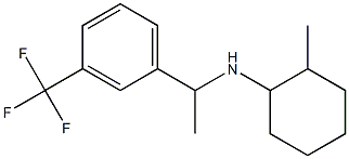 2-methyl-N-{1-[3-(trifluoromethyl)phenyl]ethyl}cyclohexan-1-amine Structure
