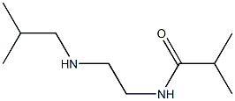 2-methyl-N-{2-[(2-methylpropyl)amino]ethyl}propanamide,,结构式