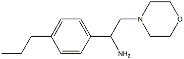  2-morpholin-4-yl-1-(4-propylphenyl)ethanamine