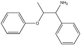 2-phenoxy-1-phenylpropan-1-amine Structure