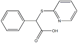 2-phenyl-2-(pyridin-2-ylsulfanyl)acetic acid
