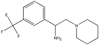 2-piperidin-1-yl-1-[3-(trifluoromethyl)phenyl]ethanamine