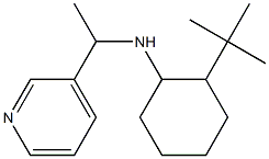 2-tert-butyl-N-[1-(pyridin-3-yl)ethyl]cyclohexan-1-amine Structure