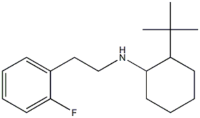 2-tert-butyl-N-[2-(2-fluorophenyl)ethyl]cyclohexan-1-amine|