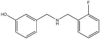 3-({[(2-fluorophenyl)methyl]amino}methyl)phenol