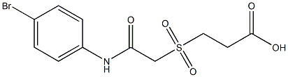  3-({[(4-bromophenyl)carbamoyl]methane}sulfonyl)propanoic acid