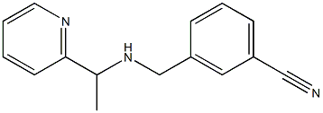 3-({[1-(pyridin-2-yl)ethyl]amino}methyl)benzonitrile