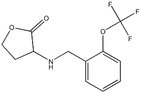 3-({[2-(trifluoromethoxy)phenyl]methyl}amino)oxolan-2-one Structure