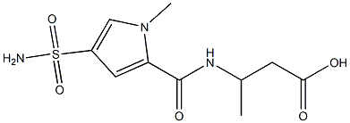 3-({[4-(aminosulfonyl)-1-methyl-1H-pyrrol-2-yl]carbonyl}amino)butanoic acid