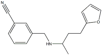 3-({[4-(furan-2-yl)butan-2-yl]amino}methyl)benzonitrile|