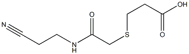 3-({2-[(2-cyanoethyl)amino]-2-oxoethyl}thio)propanoic acid