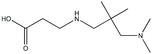 3-({2-[(dimethylamino)methyl]-2-methylpropyl}amino)propanoic acid 结构式