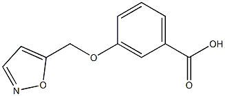 3-(1,2-oxazol-5-ylmethoxy)benzoic acid Structure