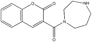 3-(1,4-diazepan-1-ylcarbonyl)-2H-chromen-2-one Structure