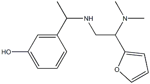 3-(1-{[2-(dimethylamino)-2-(furan-2-yl)ethyl]amino}ethyl)phenol